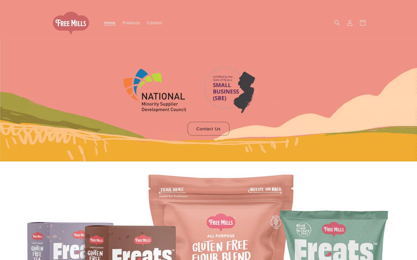 freemills.com homepage screenshot