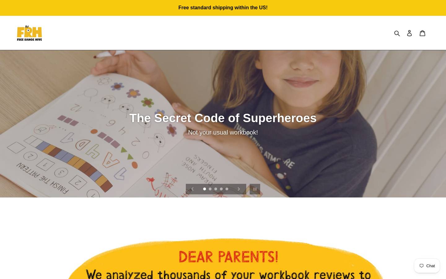 freerangehive.com homepage screenshot