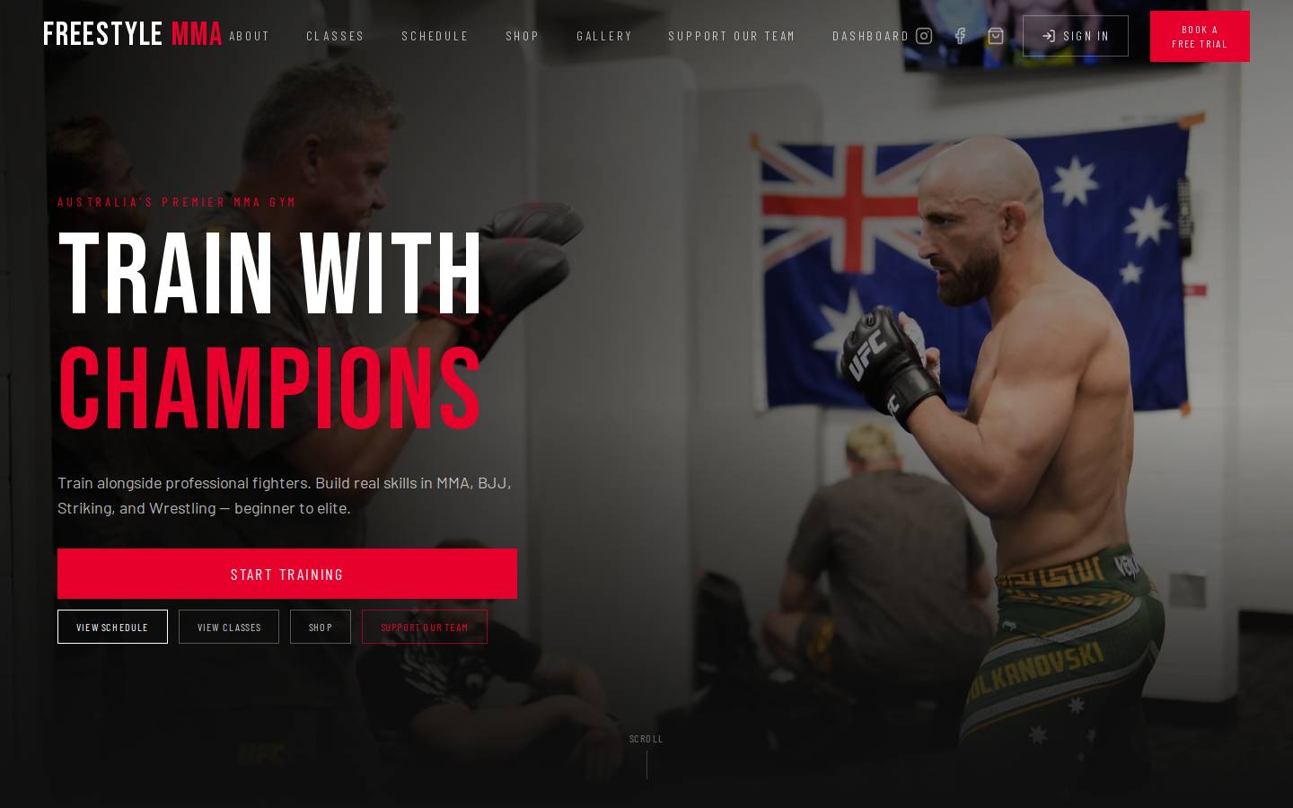 freestylemma.com.au homepage screenshot