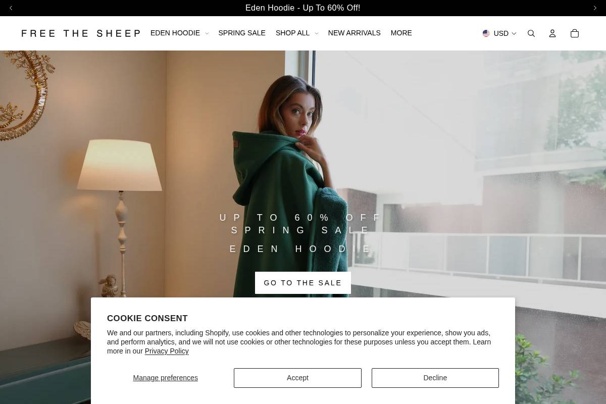 Free the Sheep homepage screenshot