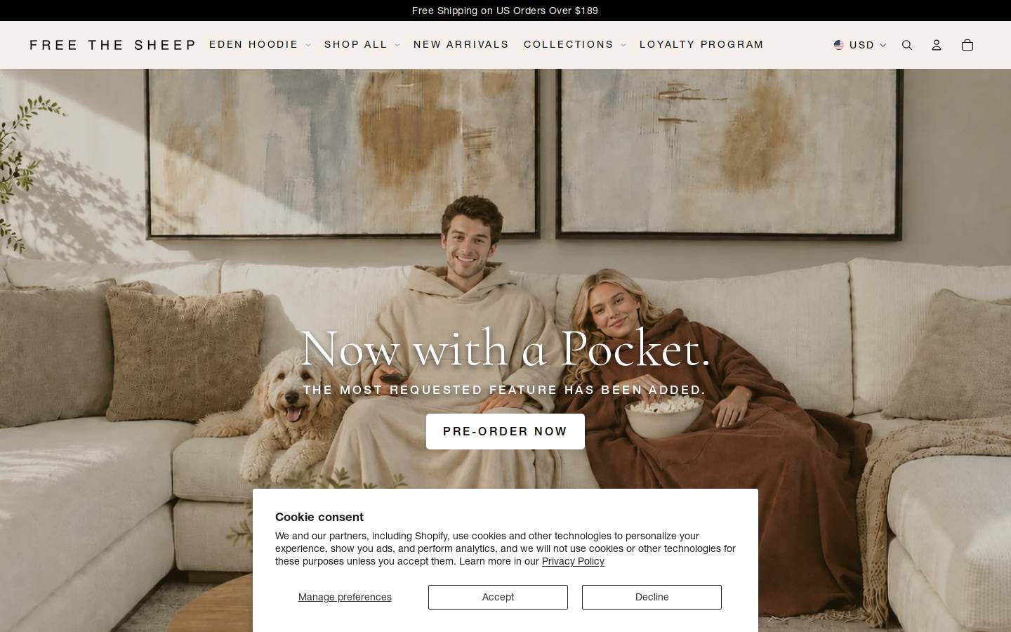 freethesheepco.com homepage screenshot