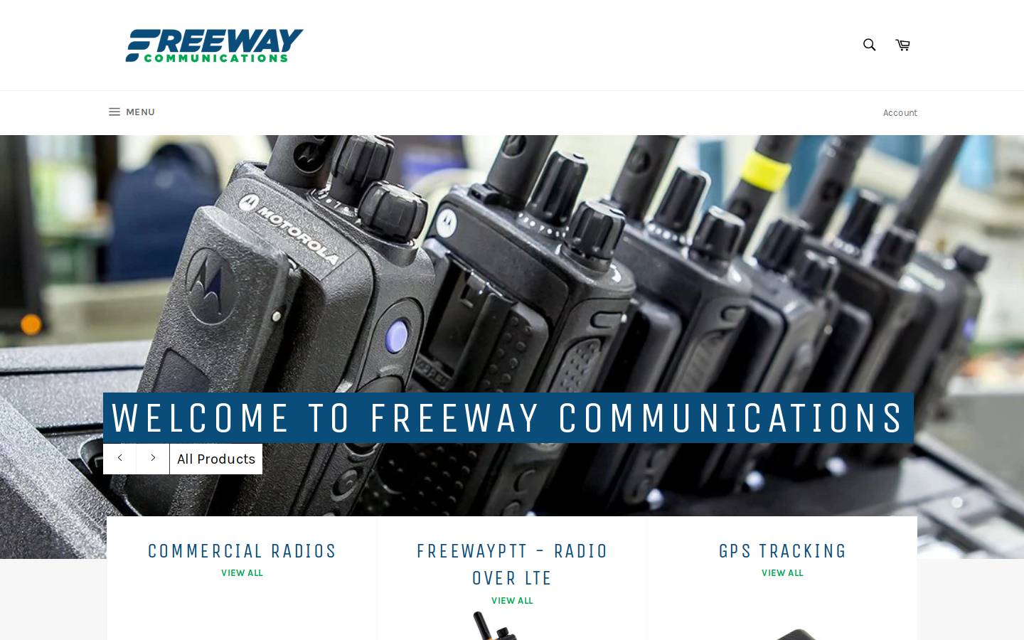 freewaycom.com homepage screenshot