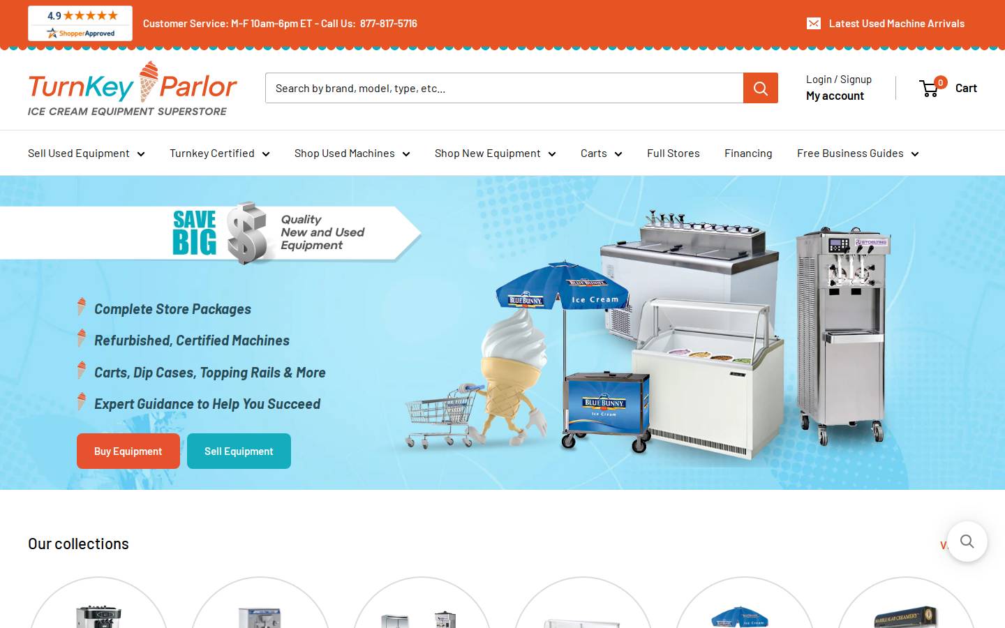 freezerplanet.com homepage screenshot