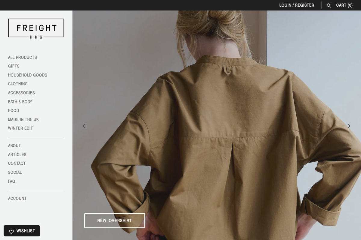 freightstore.co.uk homepage screenshot