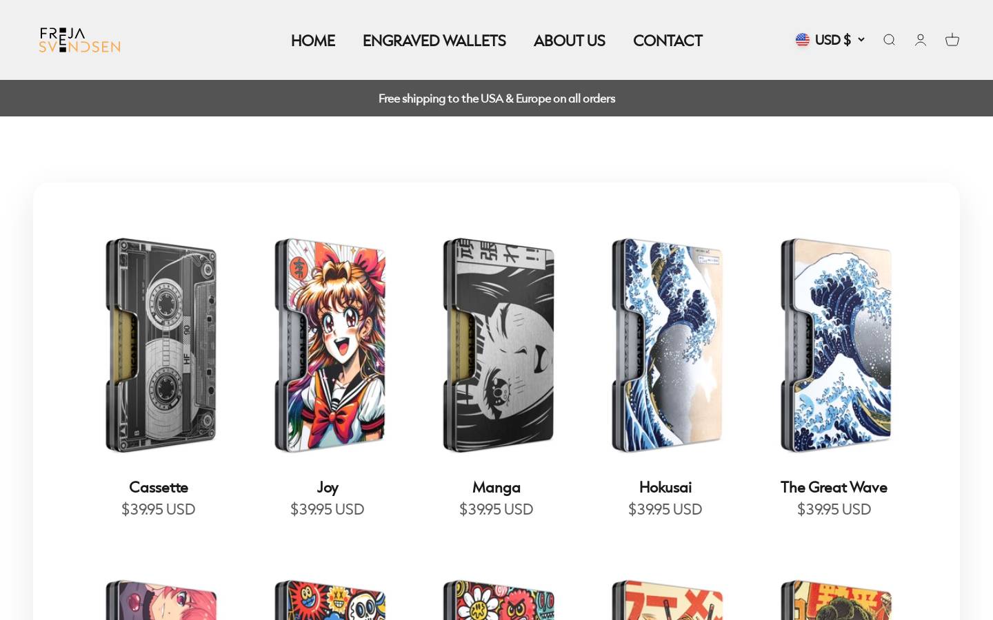 frejasvendsen.com homepage screenshot