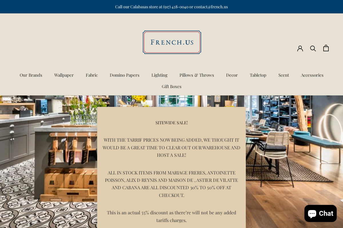 french.us homepage screenshot