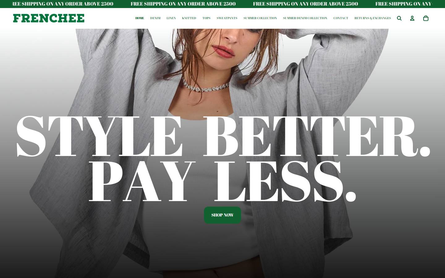 frencheethelabel.com homepage screenshot