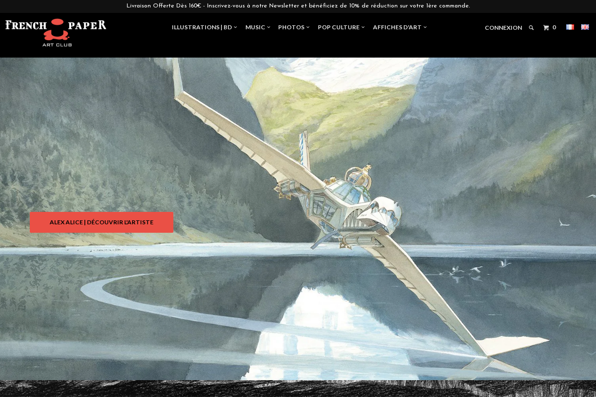 French Paper Art Club homepage screenshot