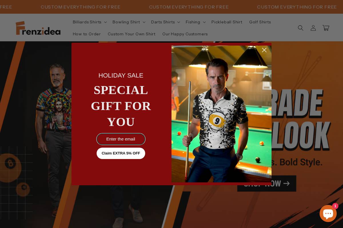 Frenzidea homepage screenshot