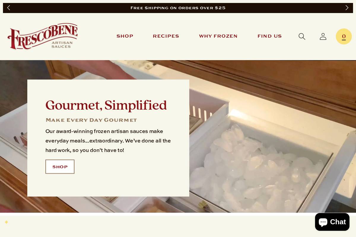 frescobene.com homepage screenshot