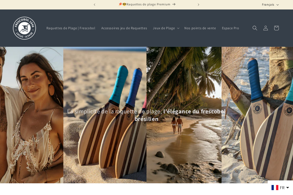 Frescobol 1946 homepage screenshot