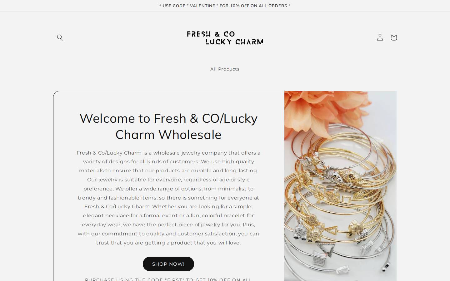 fresh-andco.com homepage screenshot