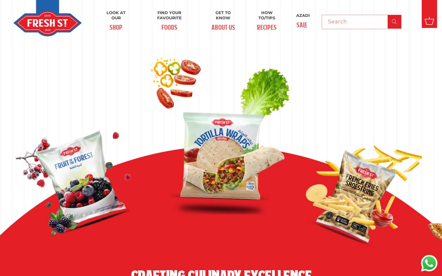 fresh-street.com homepage screenshot