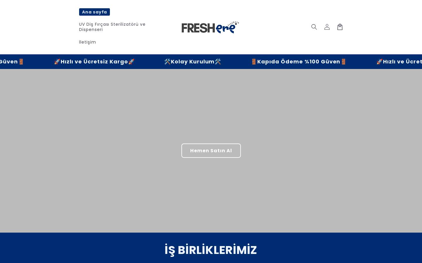 freshere.co homepage screenshot