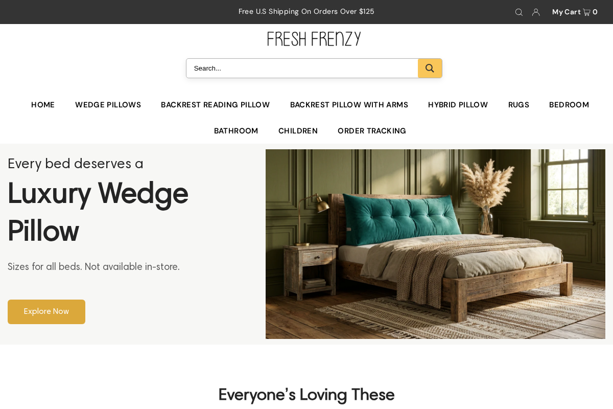 Fresh Frenzy homepage screenshot