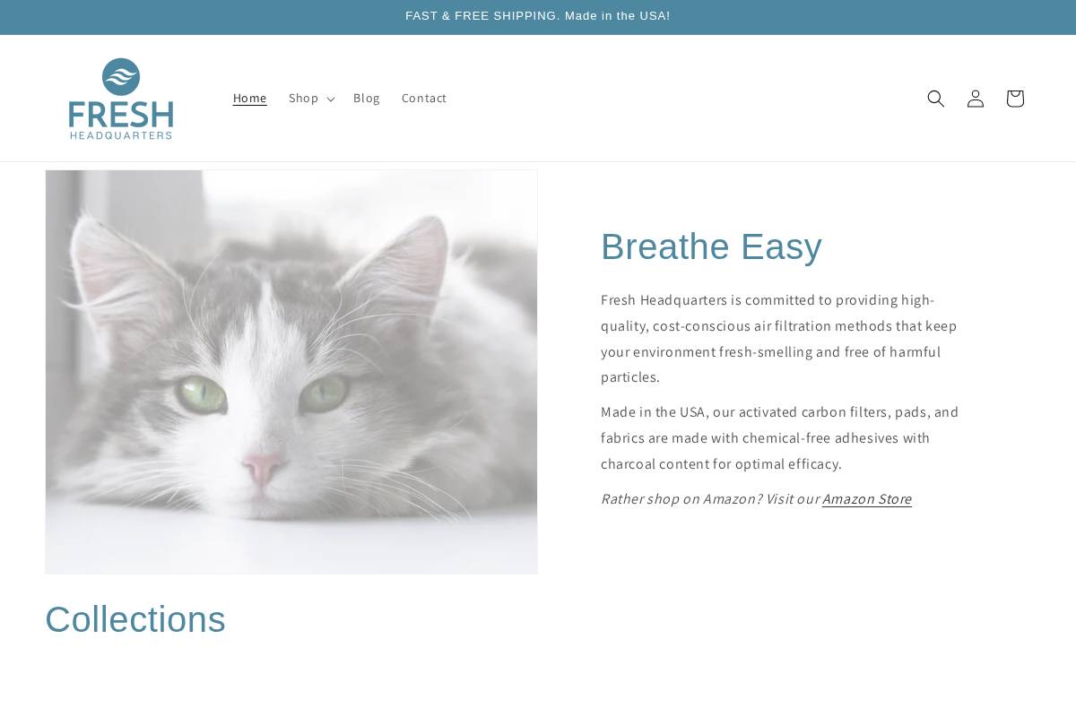 freshheadquarters.com homepage screenshot