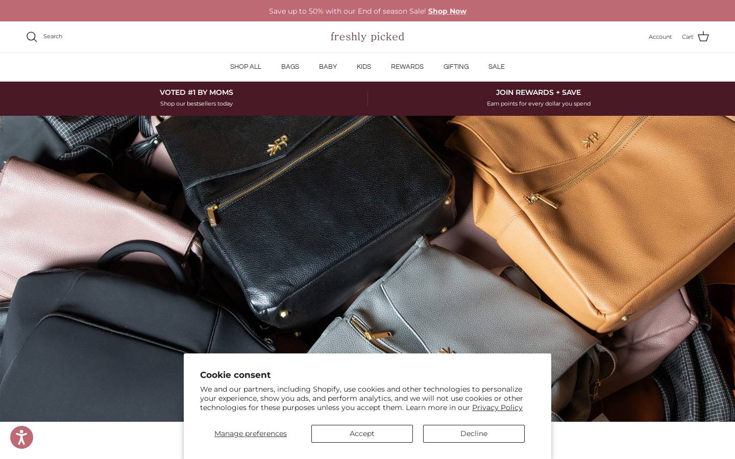 Freshly Picked homepage screenshot