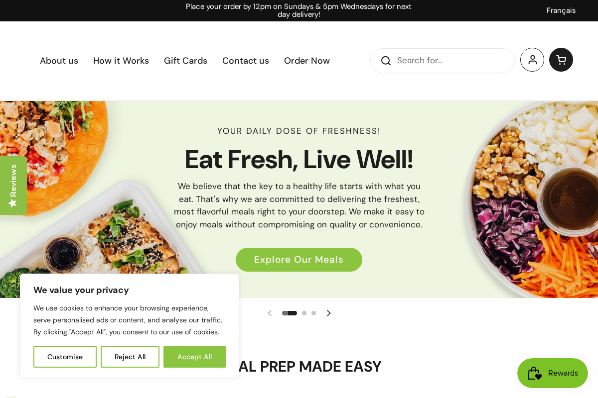 FreshMTL homepage screenshot