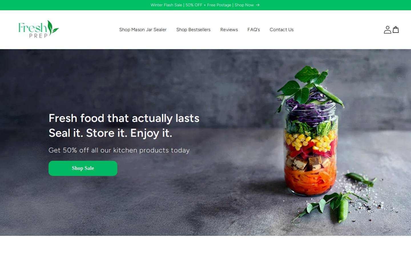 freshprep.com.au homepage screenshot