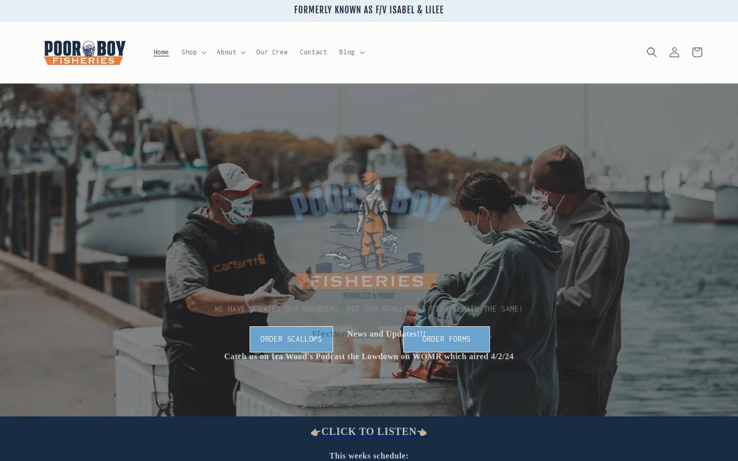 freshscallopscapecod.com homepage screenshot