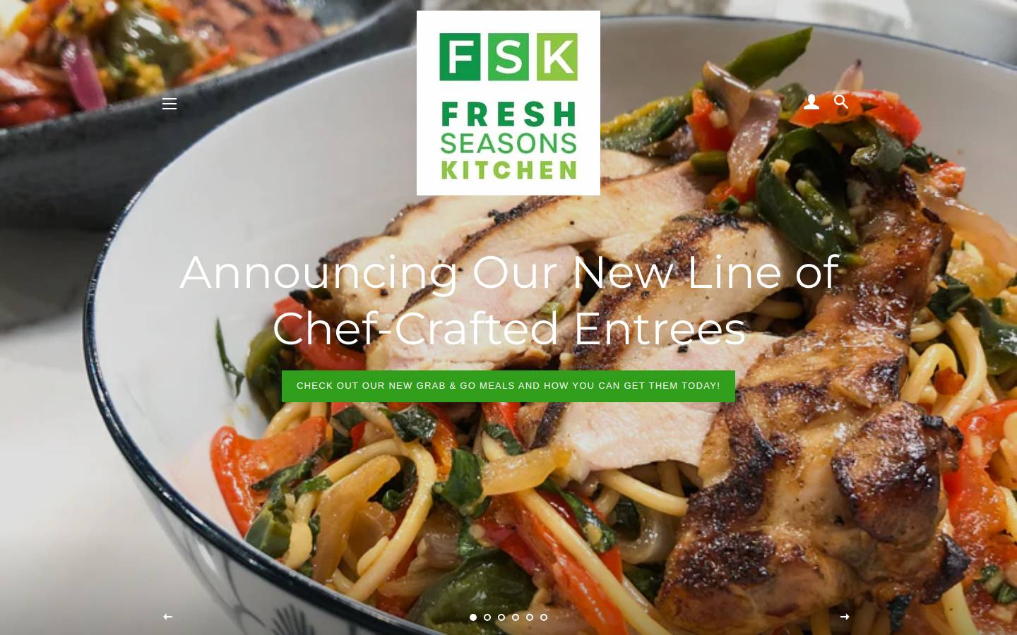 freshseasonskitchen.com homepage screenshot