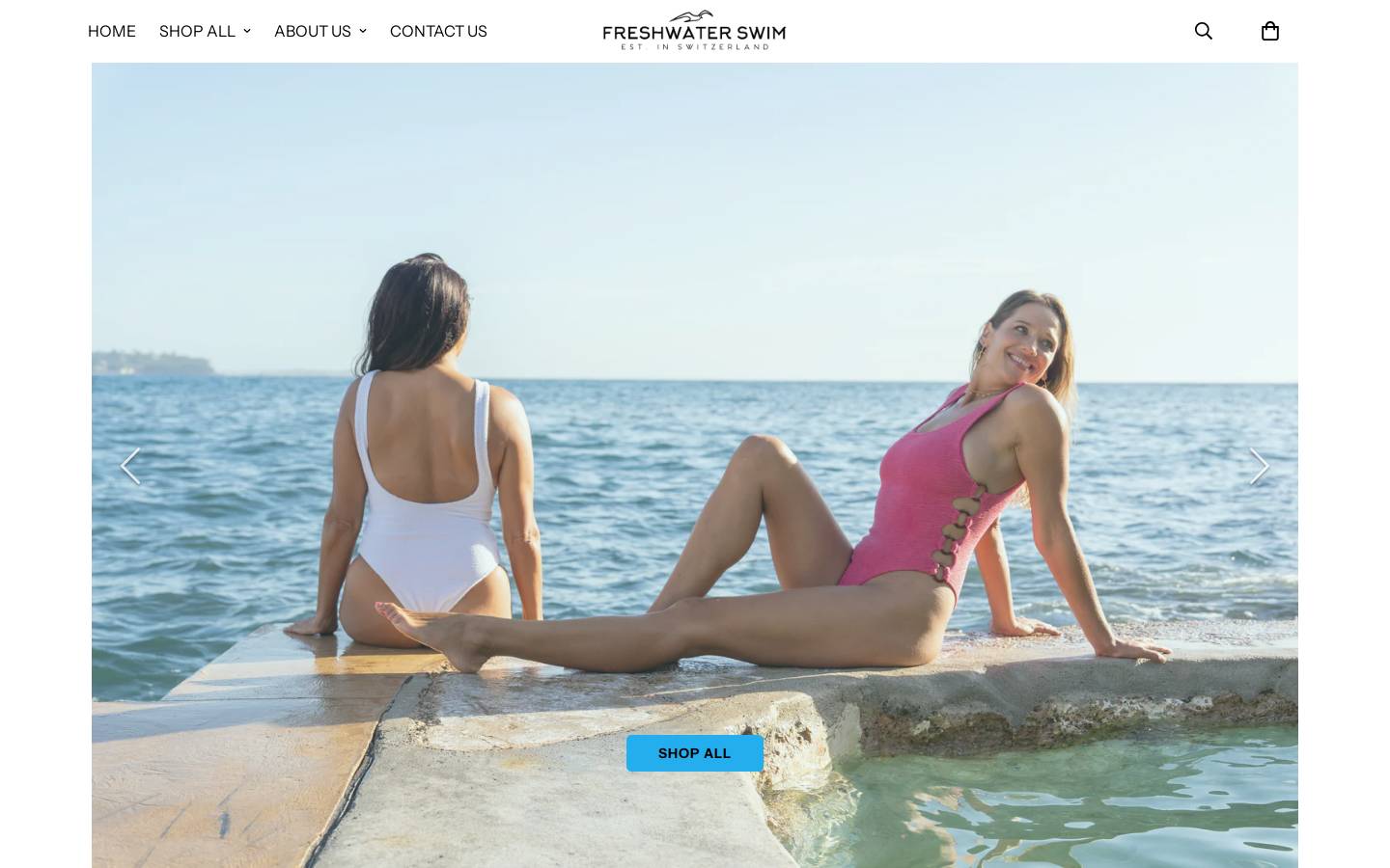 freshwaterswim.com homepage screenshot