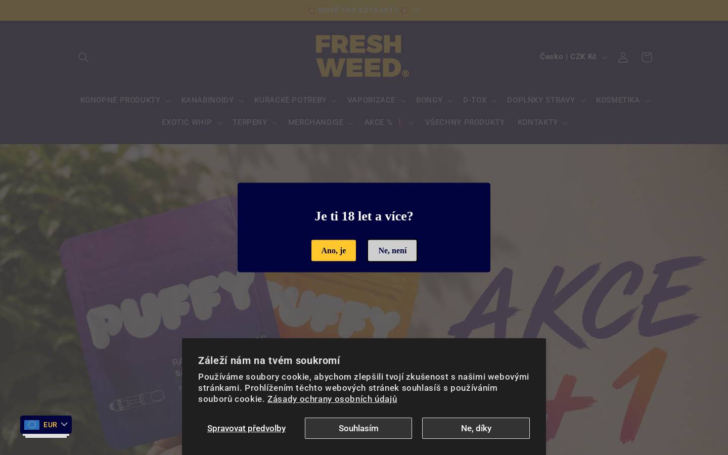freshweed.eu homepage screenshot