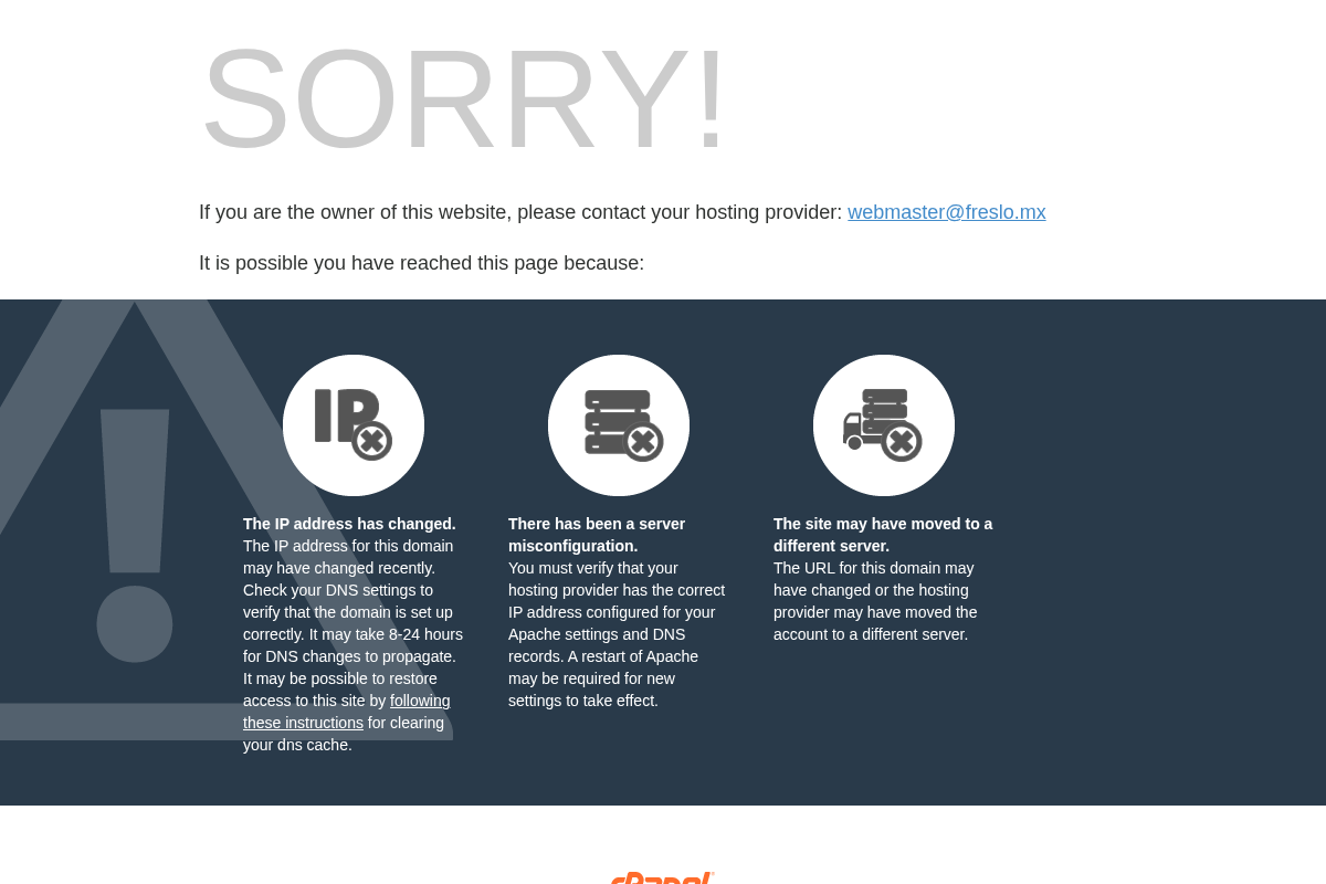 freslo.mx homepage screenshot