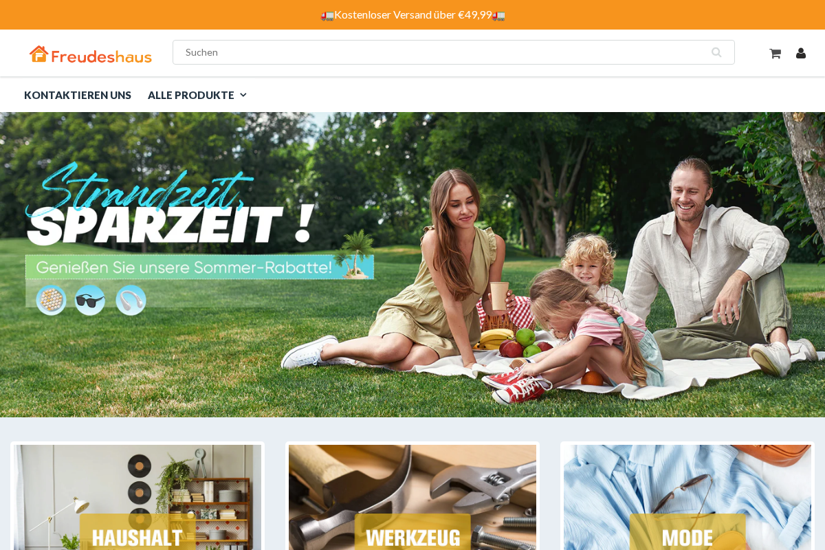 Freudeshaus homepage screenshot