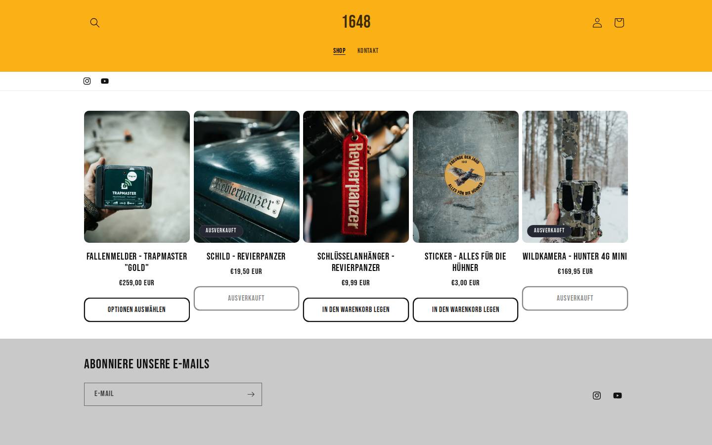 freunde-der-jagd.de homepage screenshot