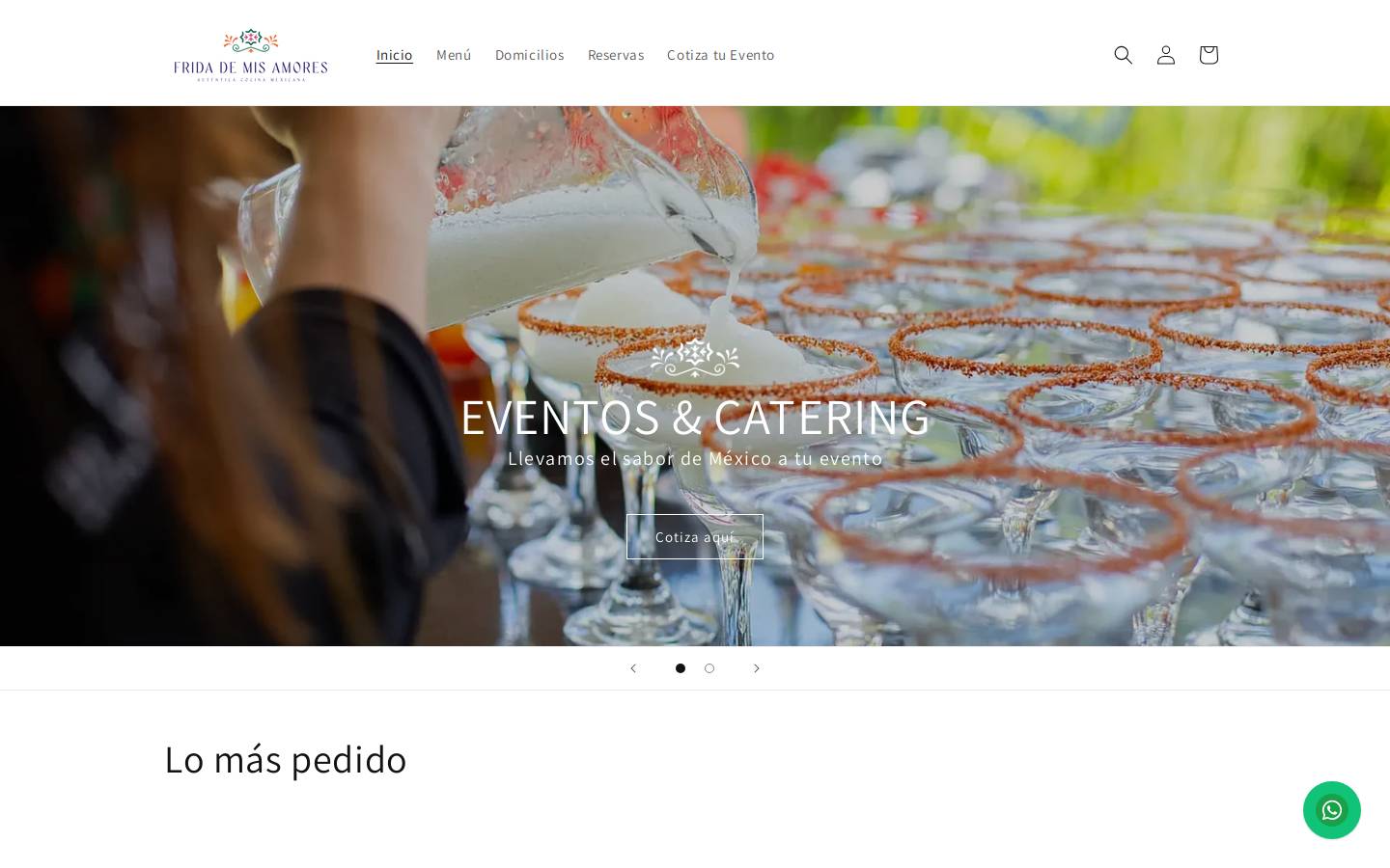 fridademisamores.com homepage screenshot