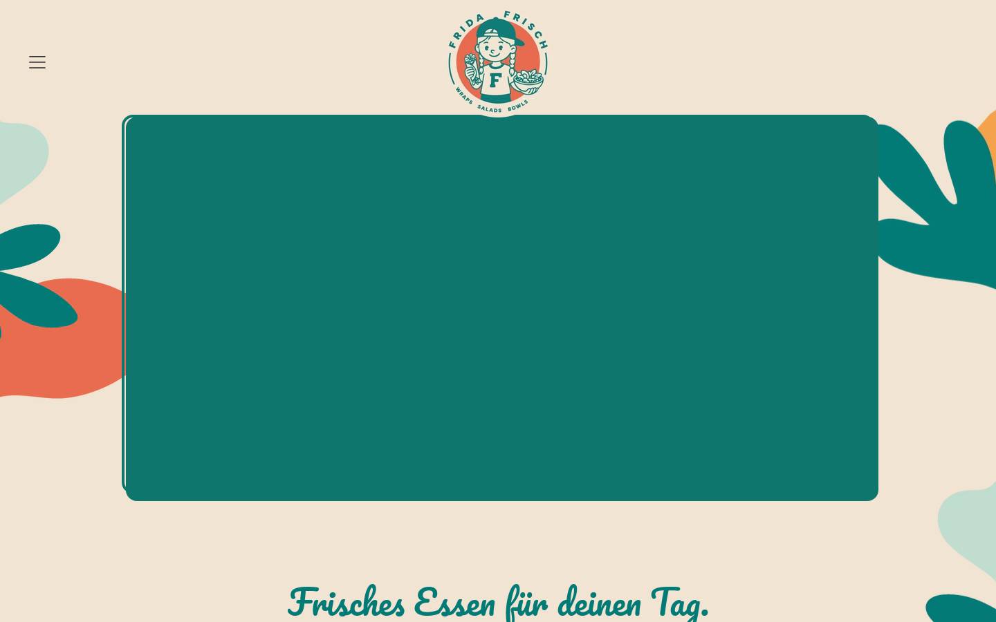 fridafrisch.de homepage screenshot