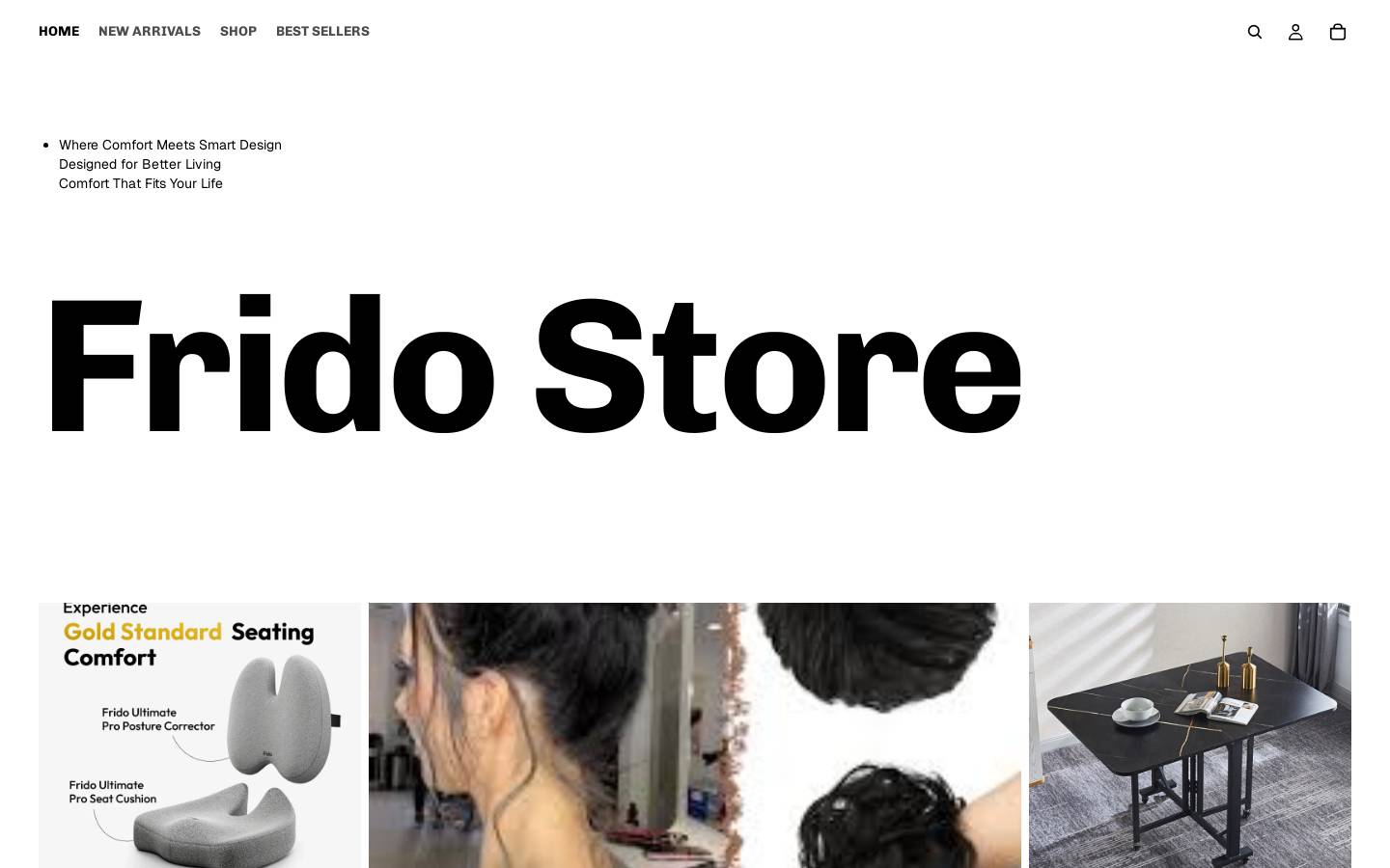 fridostore.online homepage screenshot