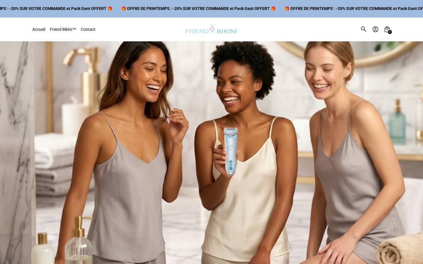 friendbikini.com homepage screenshot