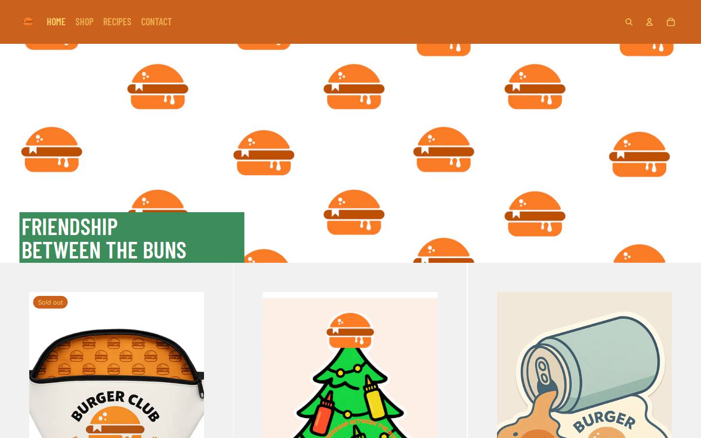 friendshipbetweenthebuns.com homepage screenshot