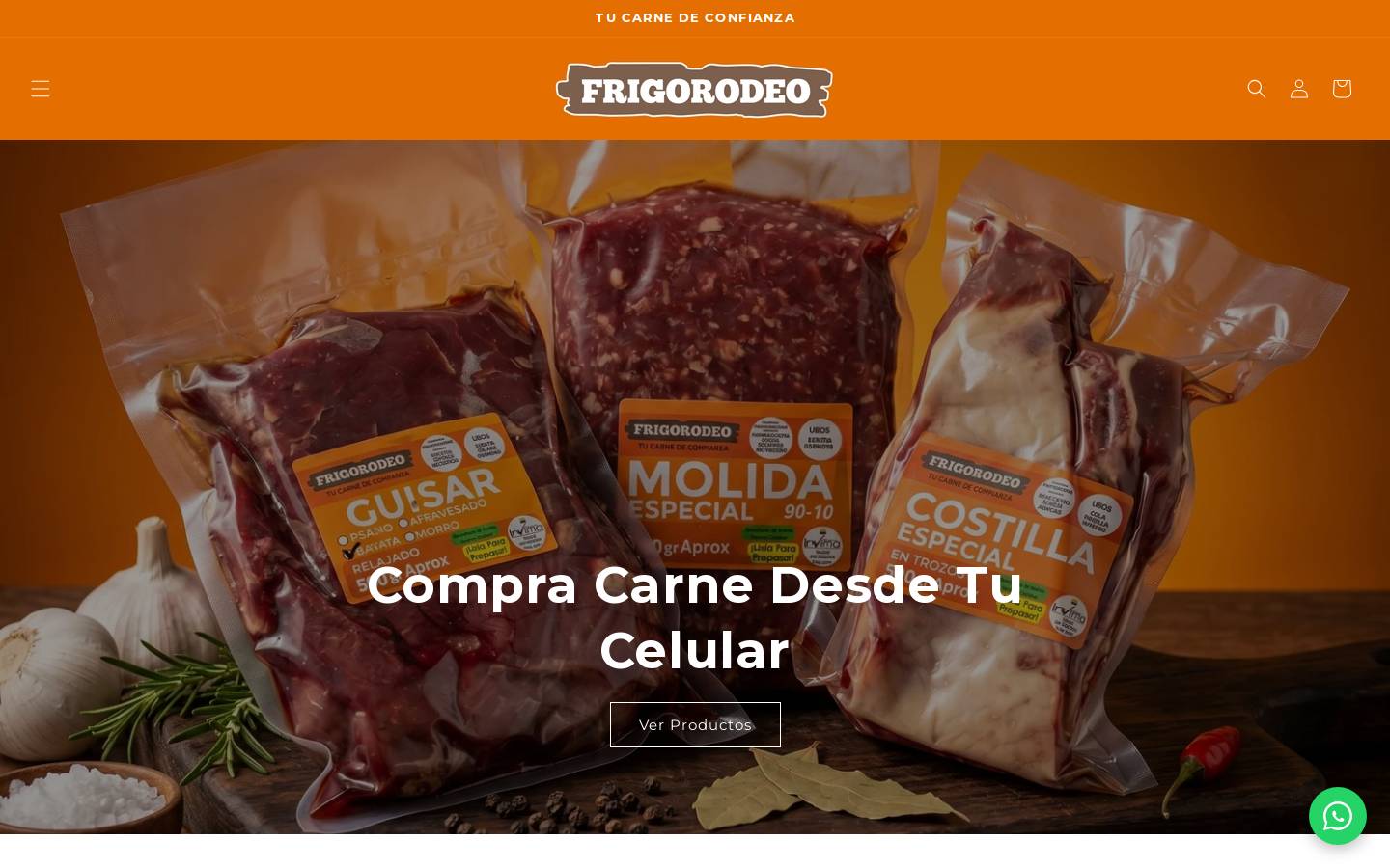 frigorodeo.com homepage screenshot