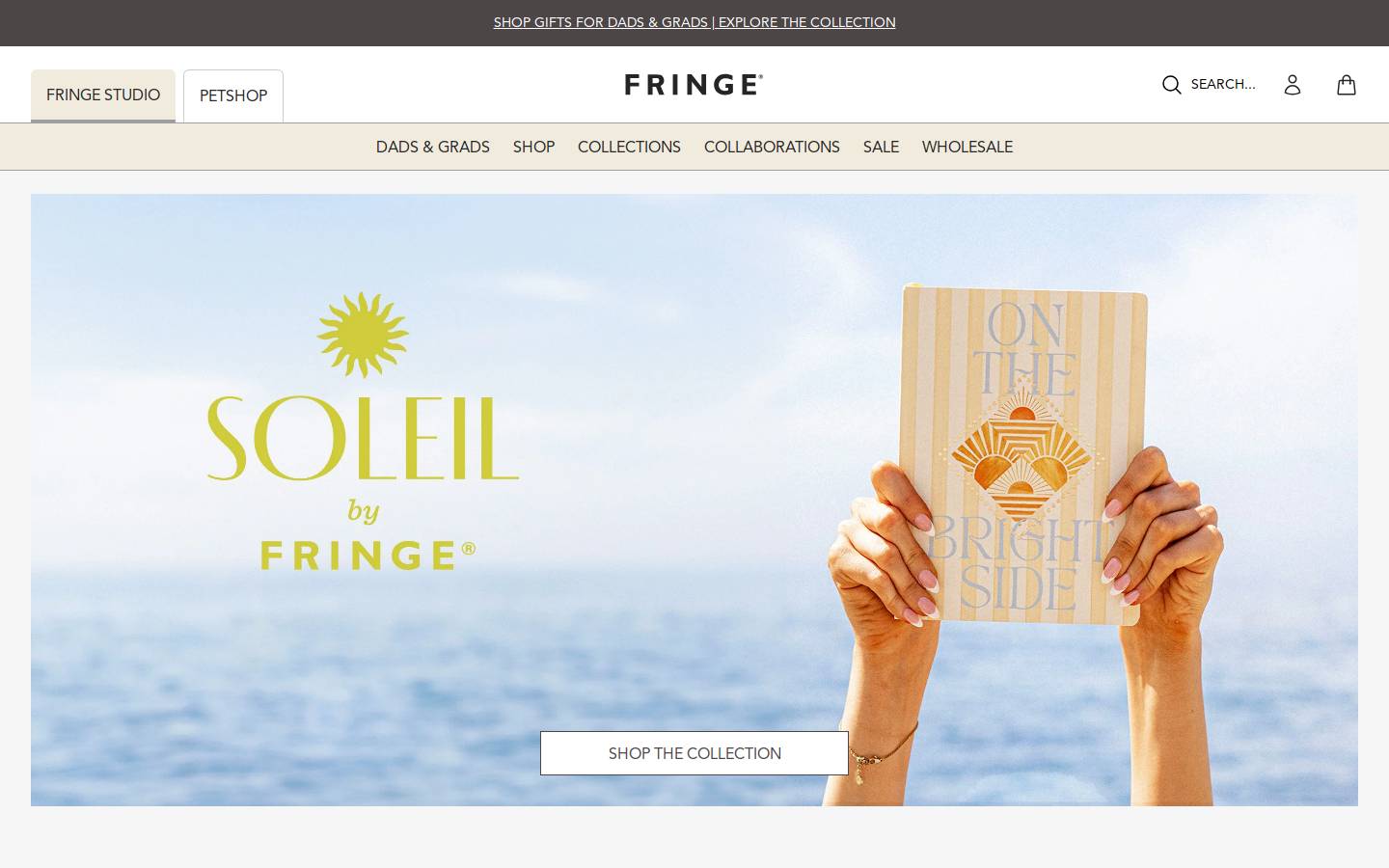fringestudio.com homepage screenshot
