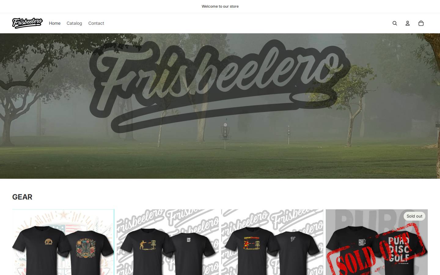 frisbeelero.com homepage screenshot