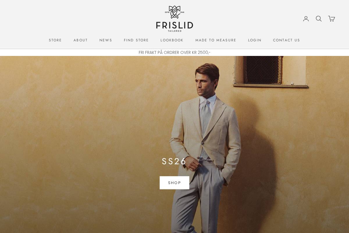 frislid.no homepage screenshot