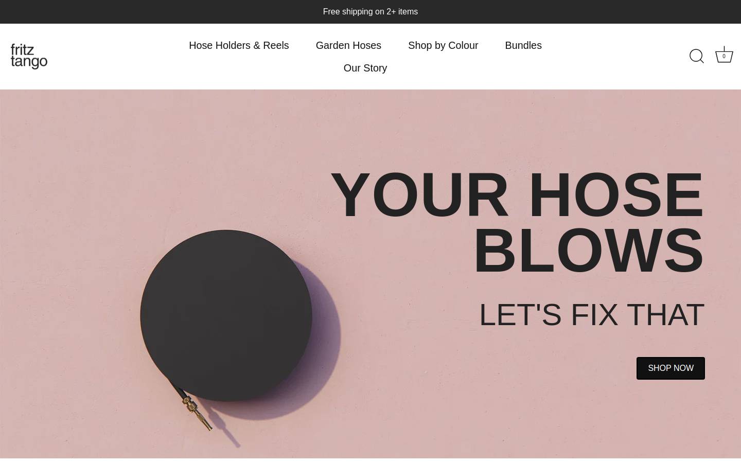fritztango.com homepage screenshot
