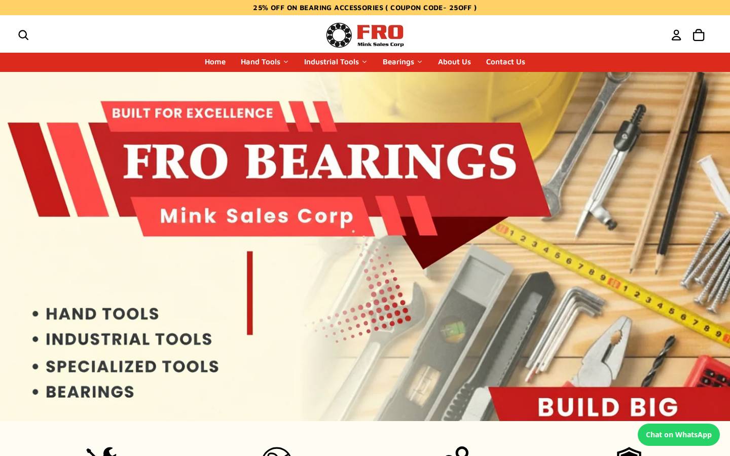 fro.co.in homepage screenshot