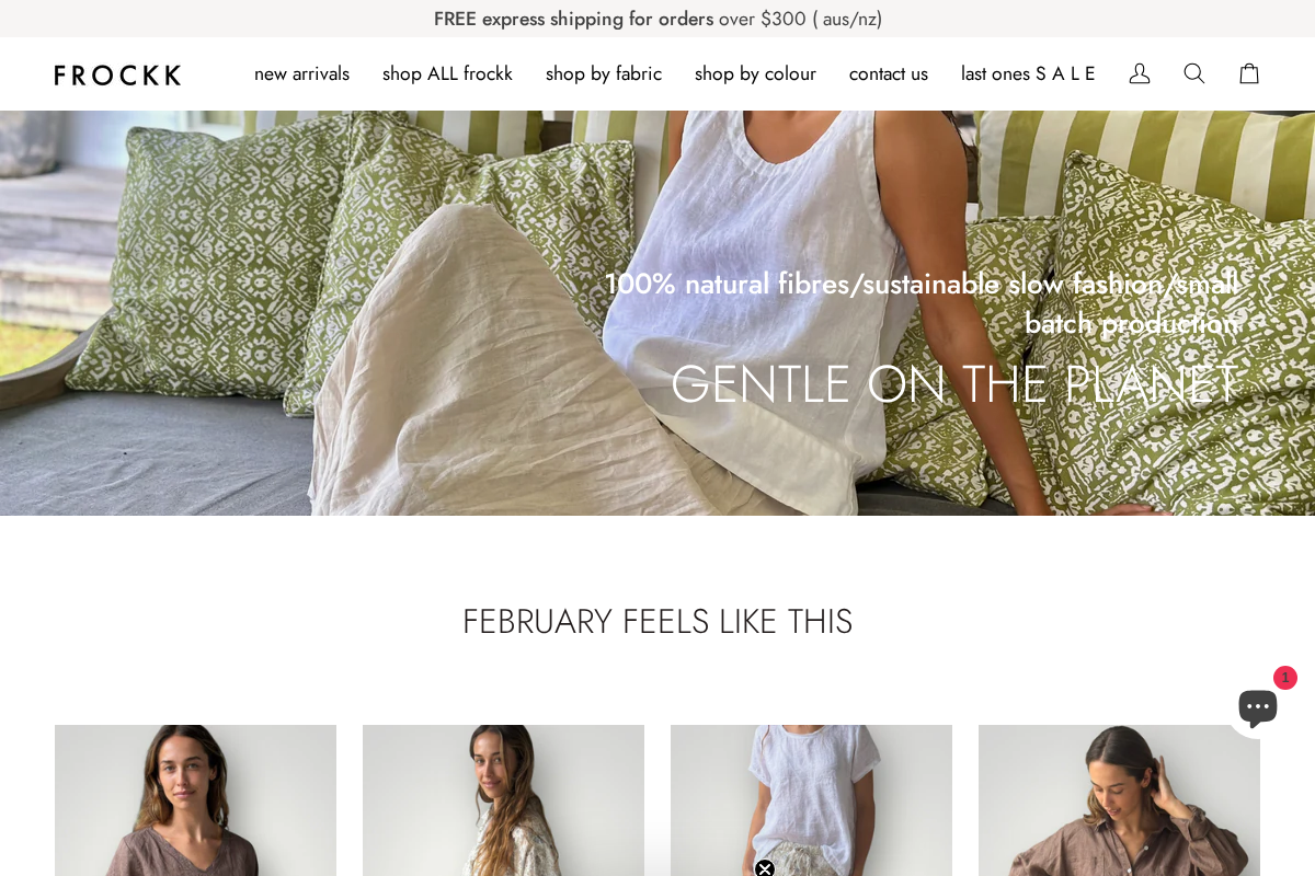 frockk homepage screenshot