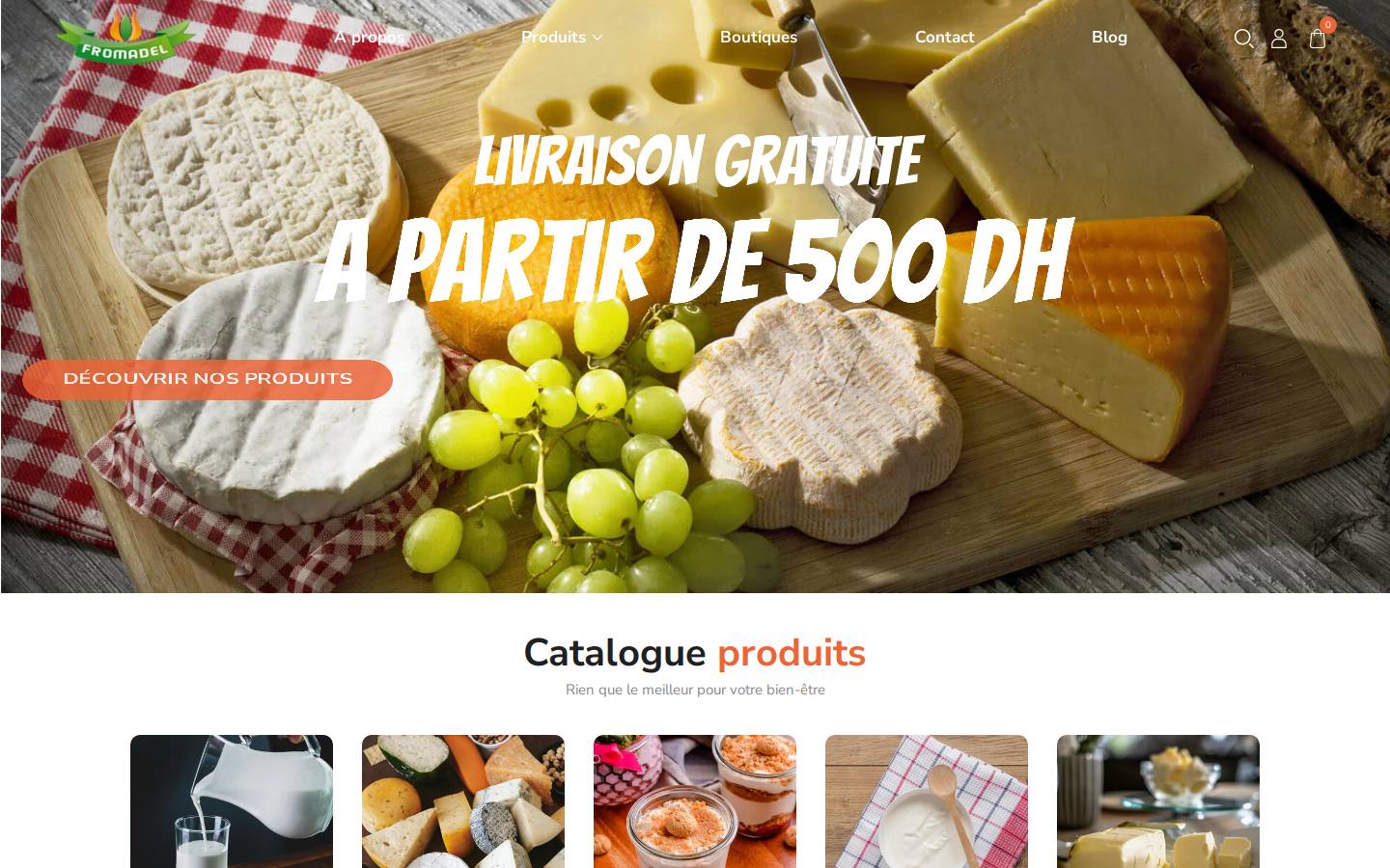 fromadel.ma homepage screenshot