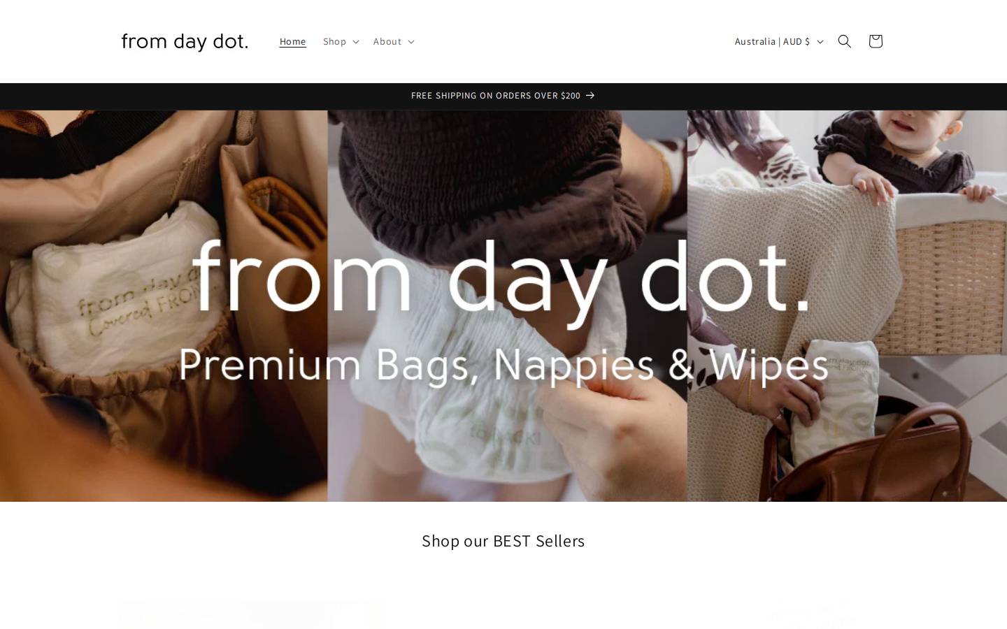 fromdaydot.com homepage screenshot