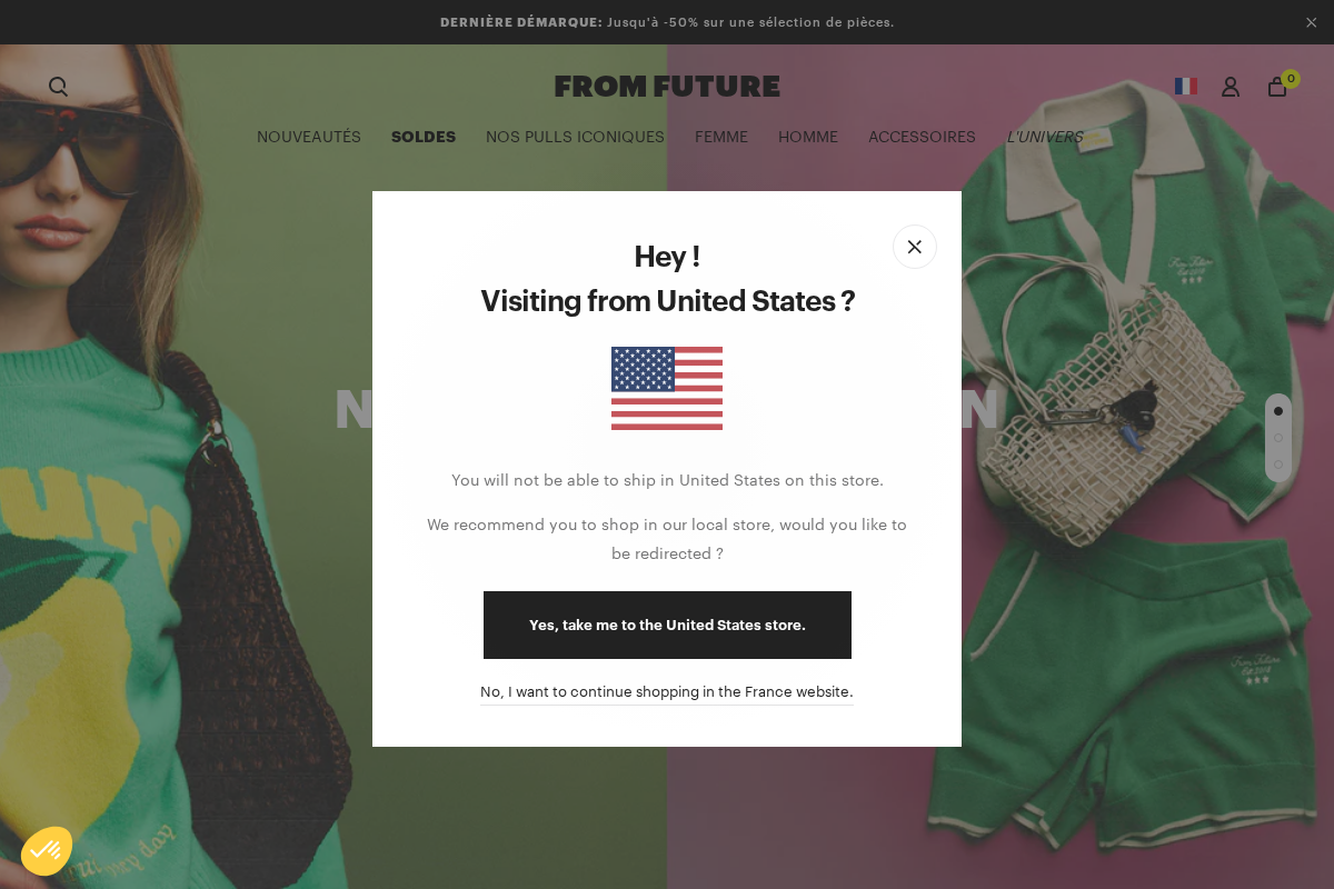 FROM FUTURE homepage screenshot