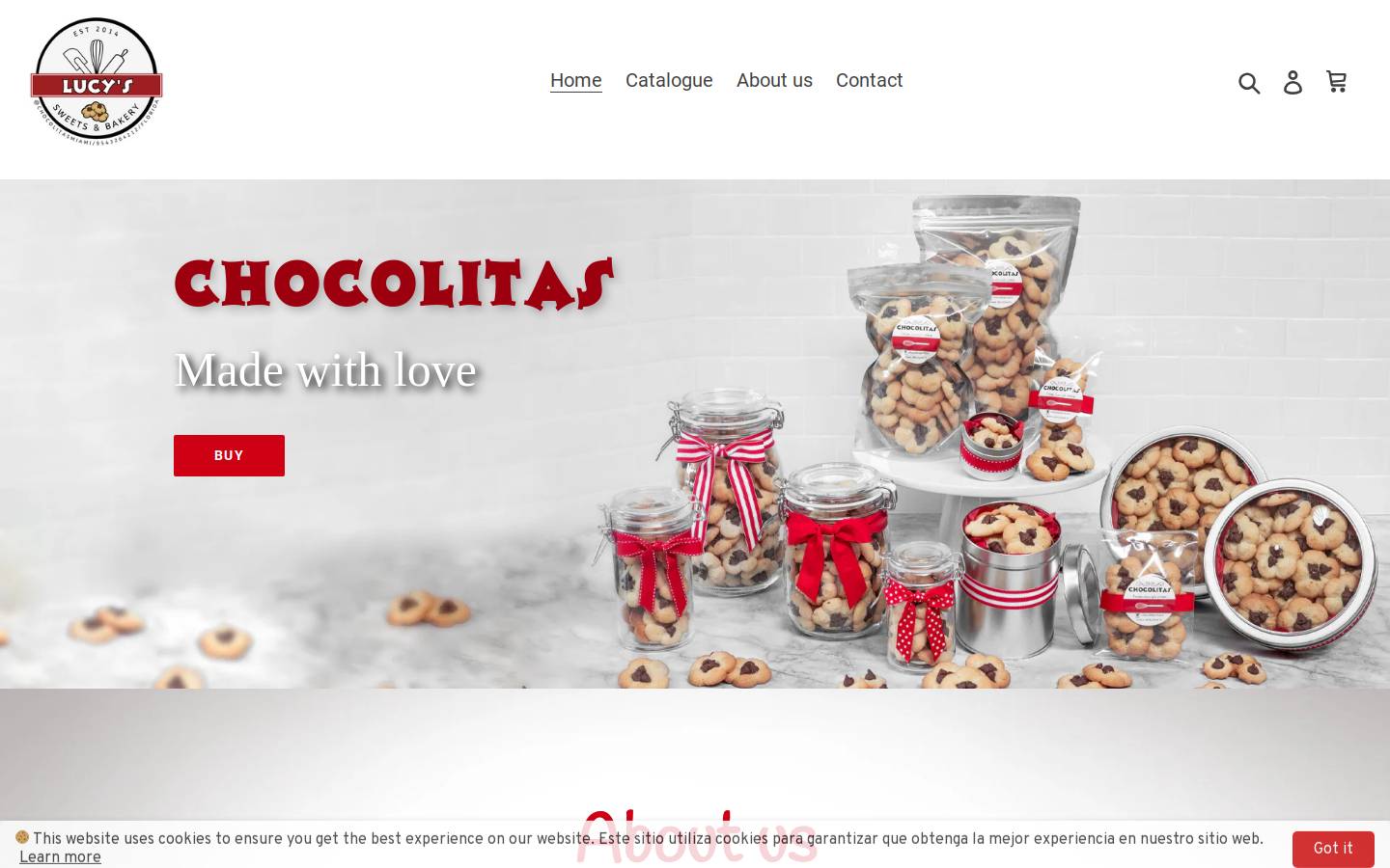 fromlucysoven.com homepage screenshot