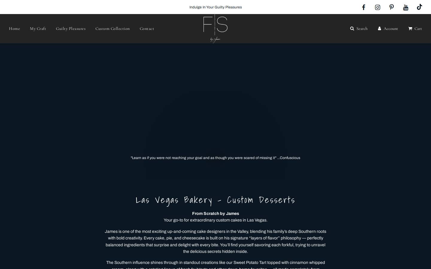 fromscratchbyjames.com homepage screenshot