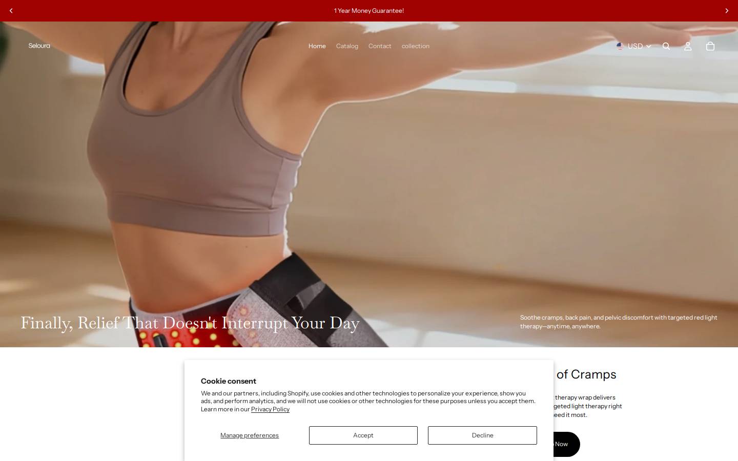 fromseloura.shop homepage screenshot