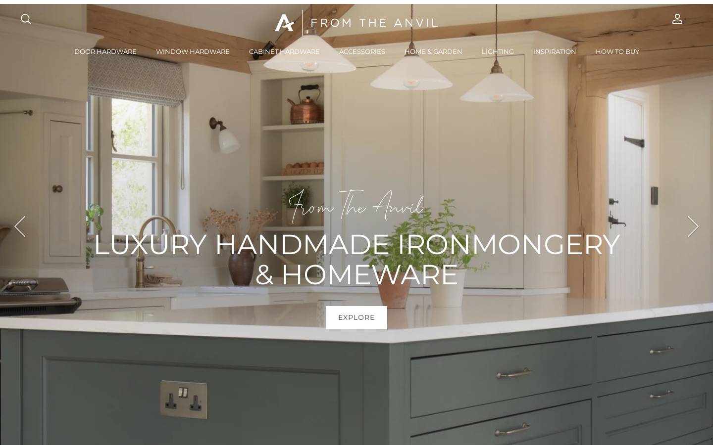 fromtheanvil.co.uk homepage screenshot