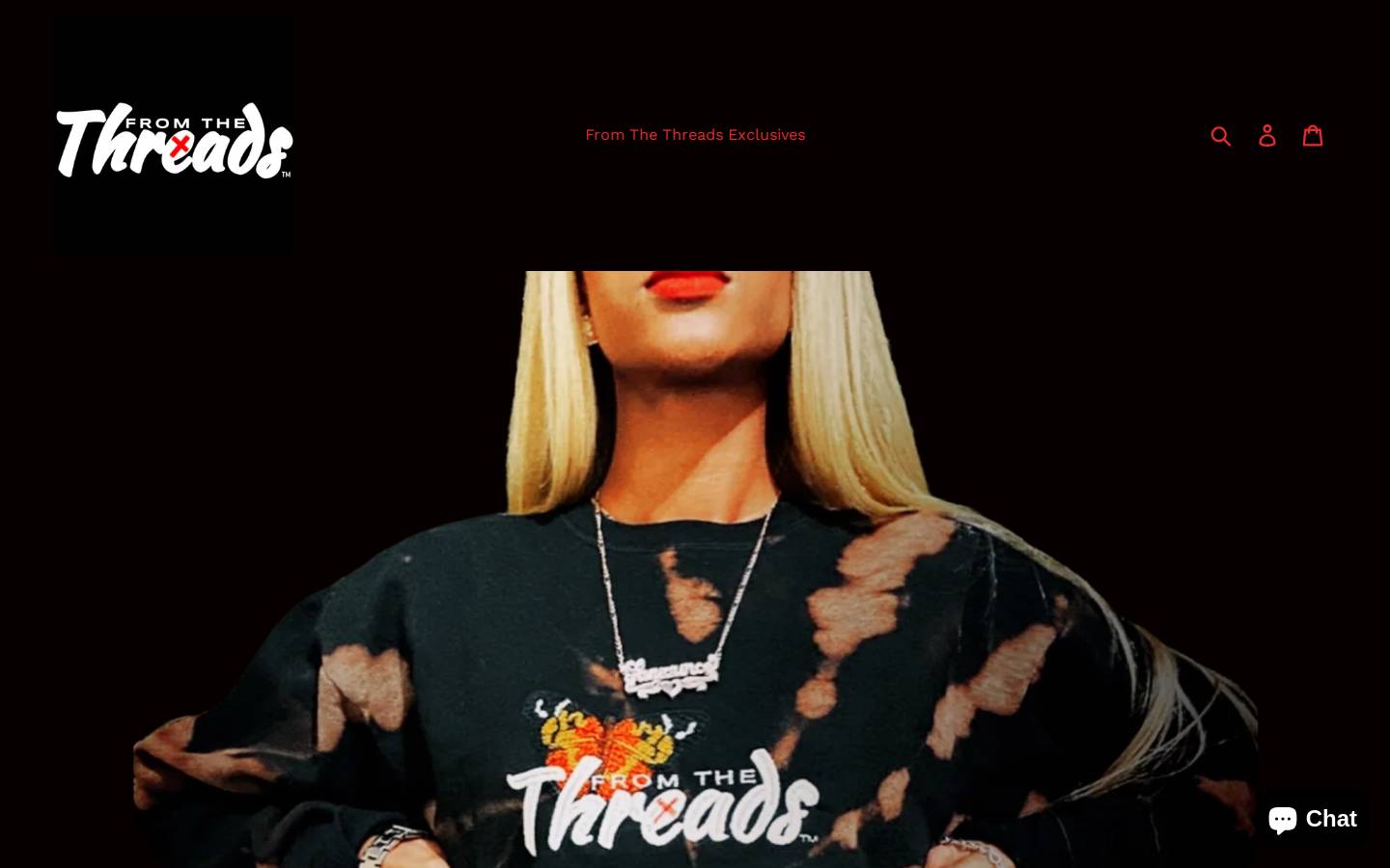 fromthethreads.com homepage screenshot